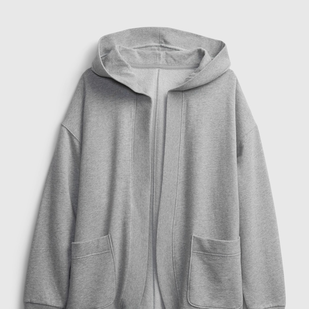 Gap Hooded Fleece Cardigans Med Tall